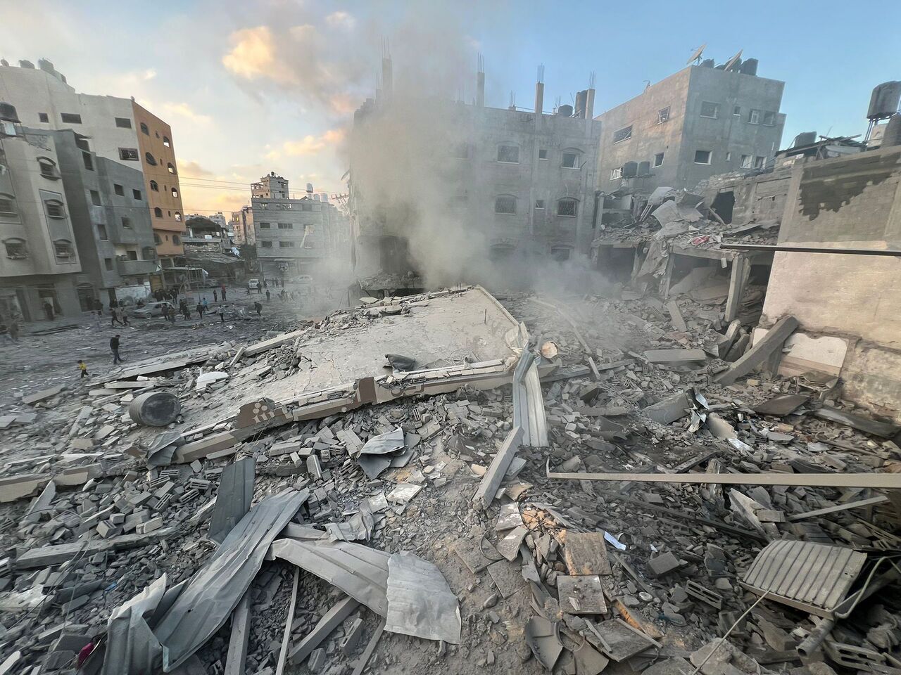 ویرانی های غزه