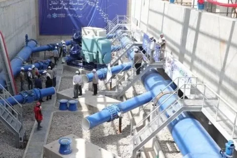 پالایشگاه اصفهان انتقال آب