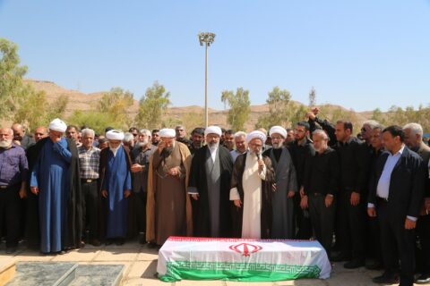 مراسم خاکسپاری مراد کمالی
