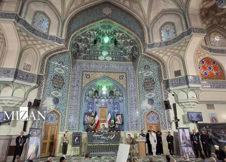گرامیداشت چهلمین روز شهادت سپهبد موسوی در آستان حضرت عبدالعظیم (ع)