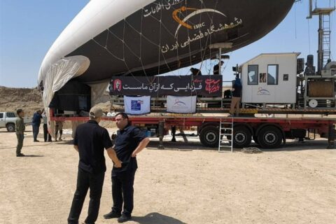 بالن ارتباطی مراسم وداع با رهبر شهید تا پایان امروز مستقر می‌شود