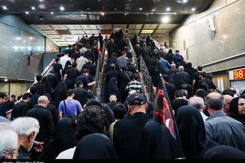 مترو تهران: 3 میلیون نفر تا ساعت 18 با مترو جا به جا شده اند