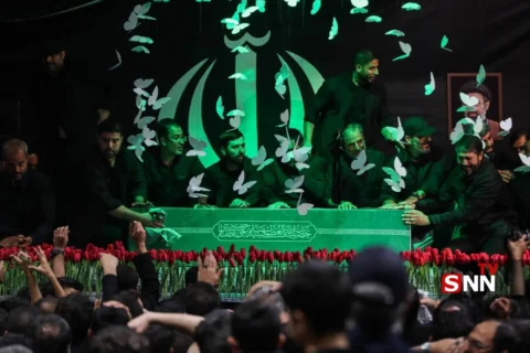 وداع با رهبر شهید