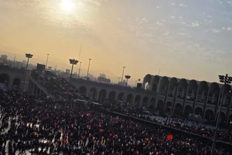 ازدحام جمعیت مصلی