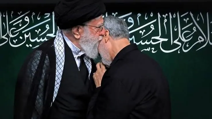 رهبر شهید انقلاب و حاج قاسم سلیمانی